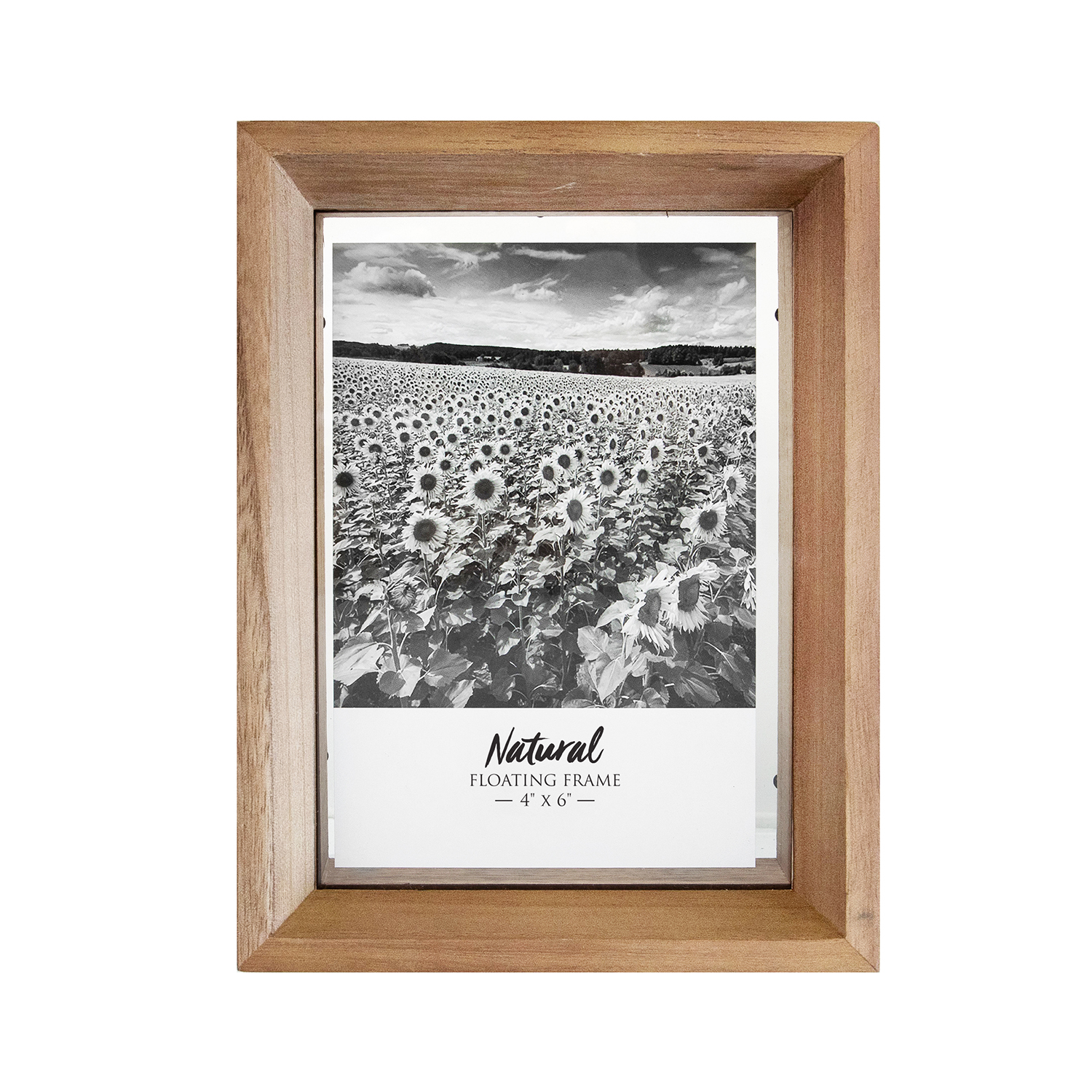 Floating Matt Frame 4" x 6" Natural Home Store + More